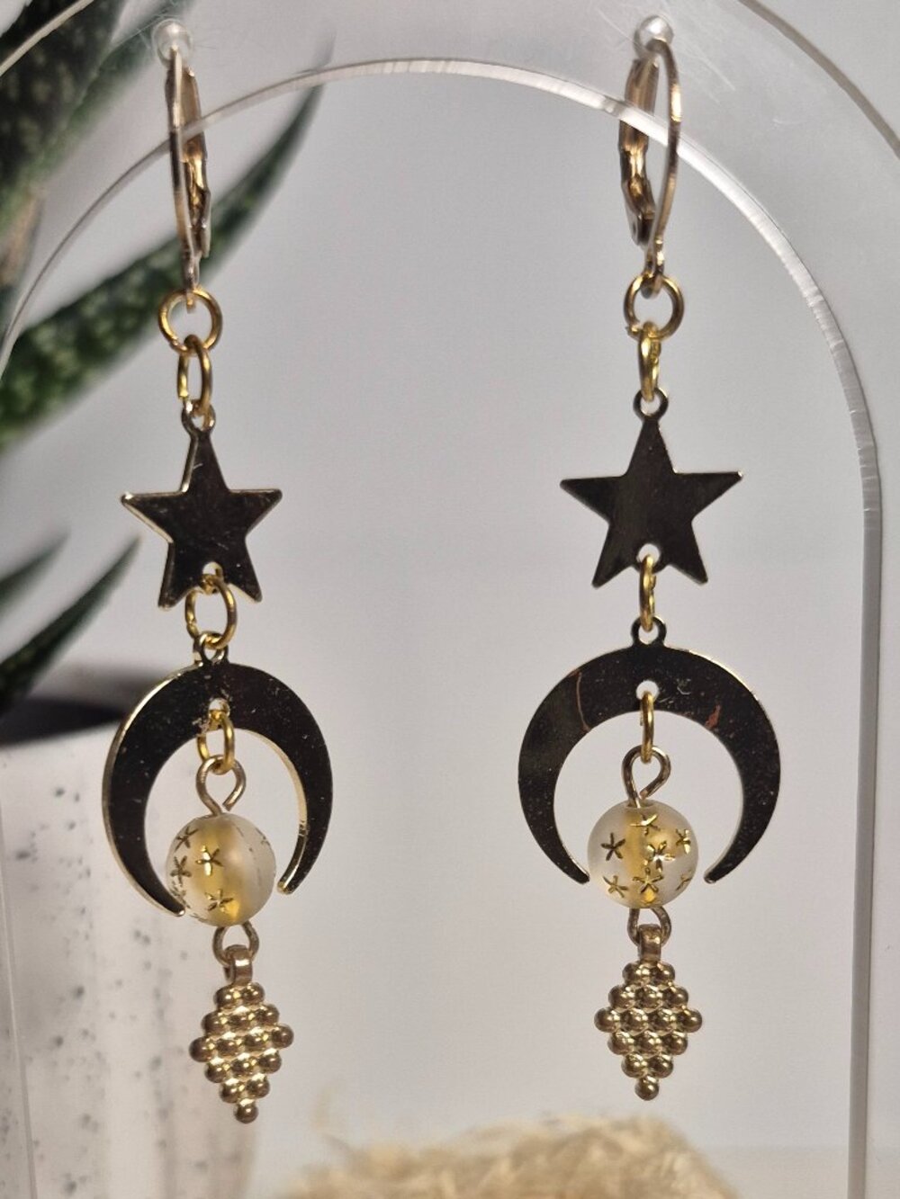 Golden Celestial Dangles